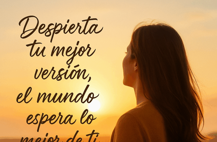 Despierta tu mejor versión, el mundo espera lo mejor de ti
